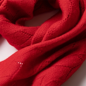 2025年秋季新款百搭女士鳞片提花双股加厚保暖围巾图片