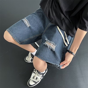 青春流行ins男直筒水洗牛仔裤D5056 P33图片