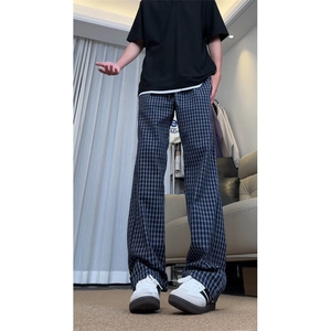 现货！复古肌理感休闲裤夏季百搭男女同款长裤-XX80011-特批35图片