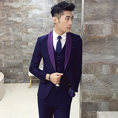 秋冬款新郎礼服西装套装男三件套小西装外套A470-TZ76，男装西服套装，电商A207