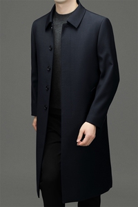 CSYM98089钱塘2020-2冬季厚款商务休闲中年男士翻领夹克P285图片