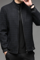 QX2075钱塘2020-2中年男士秋季薄款商务休闲简约夹克外套P80，男装夹克，钱塘207-2