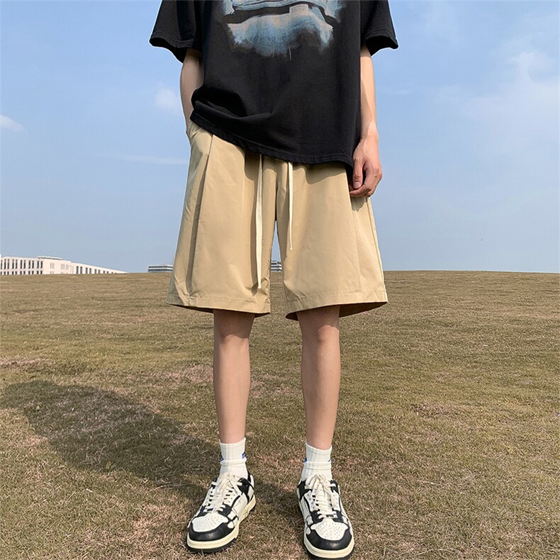 2024夏季新款外景大码日系纯色休闲短裤M-5XHK23445-P20,男装牛仔裤,电商A022
