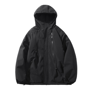 美式设计棉衣防风连帽夹克款棉服男保暖外套A061-AJ00492-特P75图片