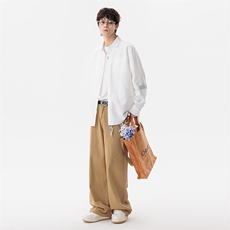 新款(跨境货源）长袖条纹衬衫男宽松休闲上衣，男装衬衫，星座1107-1