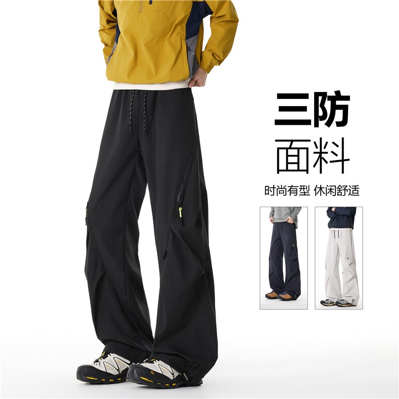 2026春季户外机能侧边褶皱设计休闲冲锋裤B315-K26063-特p35控68,男装休闲裤,电商B315