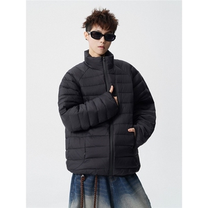 可二开轻便90绒白鸭绒M-5XL大码锦纶羽绒服男78188P238控328图片
