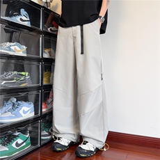 2026春季新款防水冲锋裤腰带褶皱伞兵裤A592特P45控78，男装休闲裤，电商A309