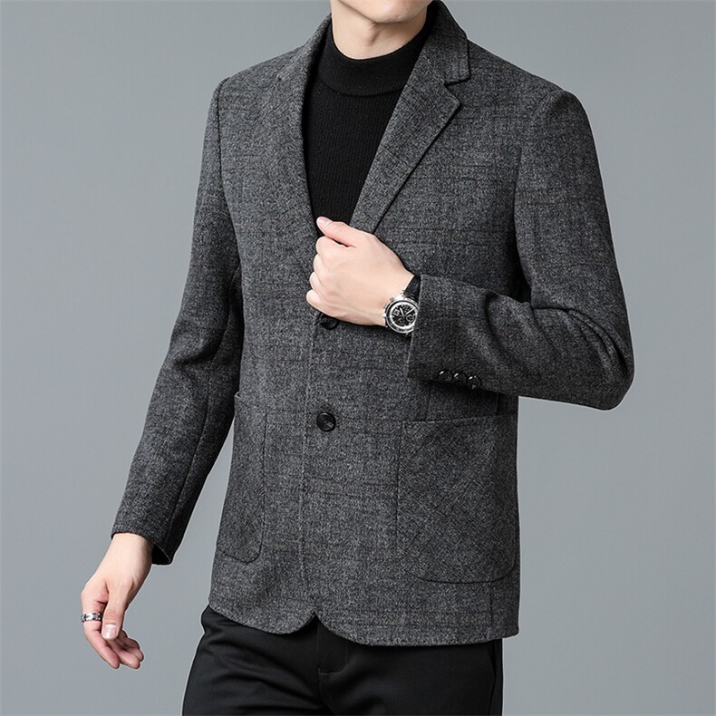 BH2291钱塘2020-2春秋新款时尚休闲简约中年你只能是外套P205,男装西服,钱塘207-2