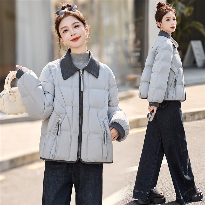 现货！2025冬季新款90绒白鸭绒羽绒服女，女装羽绒服，慕咨