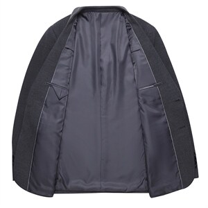 秋季两粒扣商务西装男父亲西服套装中老年休闲西服MNSA1577-P290图片