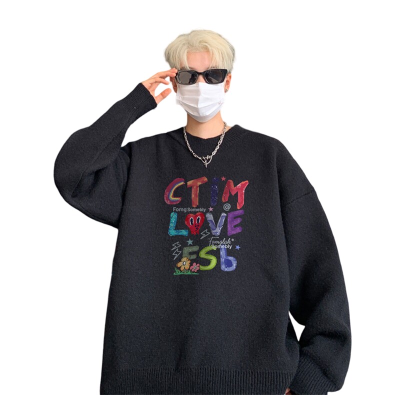 高质量！秋冬季半高领毛衣男加绒加厚线衣男针织衫男MY249-特p38,男装针织衫/毛衣,电商B367