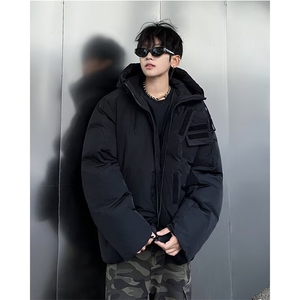 男款冬季连帽外套美式棉服 D832 P80图片