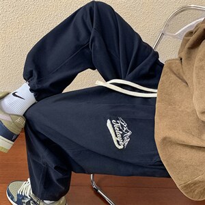2024秋冬新款 cityboy 字母刺绣宽松抽绳束脚休闲裤 K242-P50图片