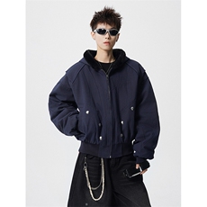 仿兔毛座山雕男美式加厚加绒工装棉衣男保暖夹克外套MY1708-P128，男装夹克，电商D206-1