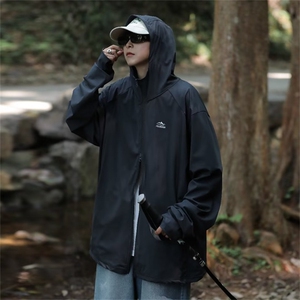 冰丝防晒衣服男夏季薄款日系情侣潮牌宽松户外钓鱼服FW92431-P40图片