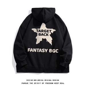 白底 新款秋季时尚百搭宽松字母印花潮流卫衣H254P65控88图片