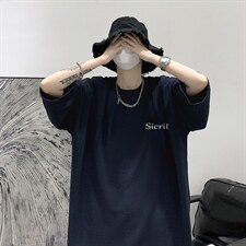 Q11098-P30春夏季七分袖t恤男大码五分袖男短袖中袖大皂风，男装T恤，电商A040