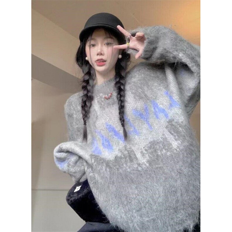 渐变色慵懒风毛衣针织衫男女宽松小众高级感秋冬上衣外套MY02,男装针织衫/毛衣,星座1116A（原606A-3）