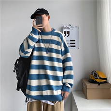 714-1-702-p55网红毛衣男春秋款宽松慵懒韩版潮流帅气针织衫潮牌3，男装针织衫/毛衣，星座1404-3