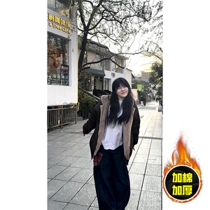 两面穿现货重磅短款座山雕棉衣男女双面穿毛毛绒棉服加厚外套图片