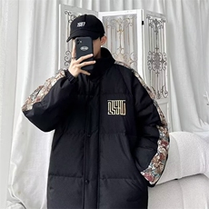 秋冬新款风刺绣棉服青少年冬季棉服袄外穿保暖外套MY0069/P108，男装棉衣，星座506
