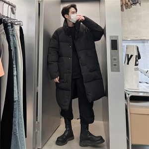 MY884-P168 中长款大口袋设计羽绒棉服男士暗黑风宽松棉衣保暖图片
