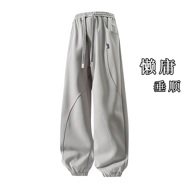 新款休闲针织华棉休闲裤 小码50大码52图片