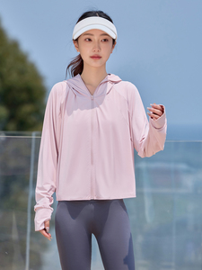 薄款防晒衣女夏2025新款黑胶帽檐原纱冰丝防紫外线透气防晒服披肩图片