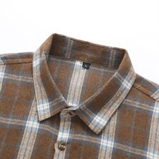 春季新款（跨境电商）格子男女情侣款潮流宽松格纹衬衣，男装衬衫，星座1107-1