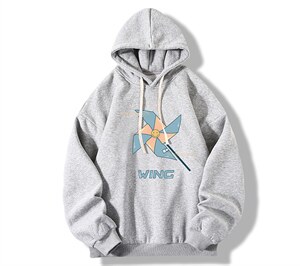 纯棉连帽卫衣男大码运动帽衫宽松薄WY2112-P35 加绒款-P40图片