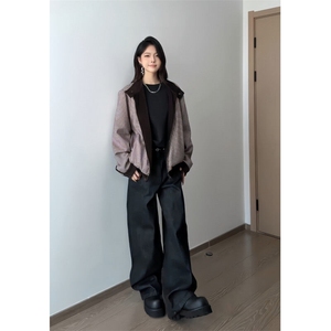 【有货】2015CC-特P45 原牛色A字版型baggy牛仔裤子男女款图片