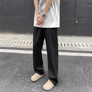 男新款青少年时尚斜垂感立体包边休闲裤 WK2833 P33图片