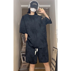 夏季重磅半袖短袖T恤情侣套装T3553上衣26-DK8514裤子26【特价】，男装T恤，电商A007