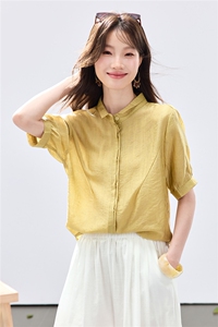 现货2026夏装新款修身透气舒适气质上衣女士衬衣图片