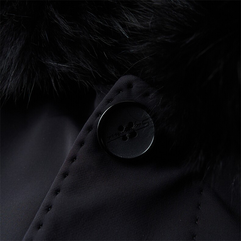 XL-YR8981新款冬季男士鸭绒羽绒服狐狸毛领保暖外套修身风衣大衣,男装风衣,电商B360