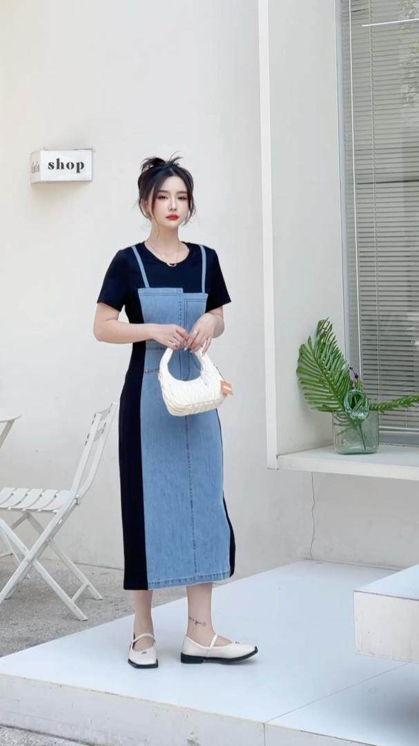 2023年夏装连衣裙，女装连衣裙，贻思茗