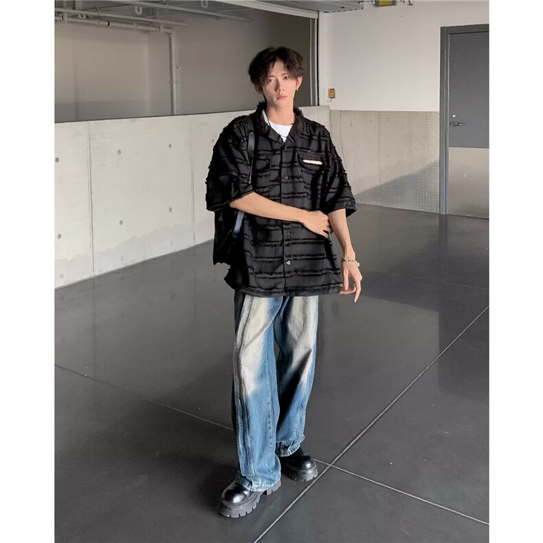 男士短袖春季2024新款C2036P48,男装T恤,星座1116-2