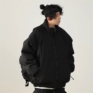 加绒加厚冬男立领棉衣灯芯绒保暖棉袄面包服外套MY9050 P75图片