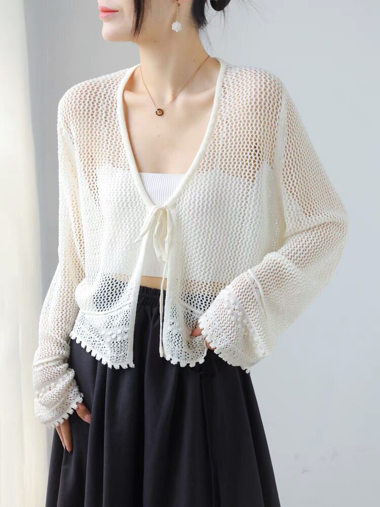 2025新款亚麻防晒女子时尚百搭简约大方开衫防晒衣，女装防晒衣，绒崒