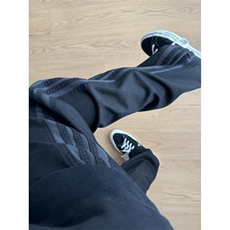 条纹美式高街裤子男夏季款潮牌三条杠运动休闲裤宽松直筒工装长裤，男装工装外套，四季星座505