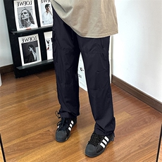 自拍图有大货高街美式复古工装裤夏季新款宽松休闲裤K65-P40，男装工装外套，电商A178