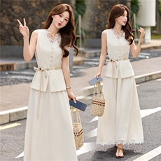 2026年夏季法式淑女气质BAO款新款两件套裙子,女装套装/套裙,依如秀(原杭风阁), 2026年夏季法式淑女气质BAO款新款两件套裙子,女装套装/套裙,依如秀(原杭风阁),