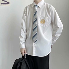 制服长袖衬衫男日系学院风DK18P33，男装衬衫，星座1116-2