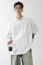 ！2026夏季新款男士肌理感短袖T恤高级感提花半袖T2511特P28，男装T恤，电商B220