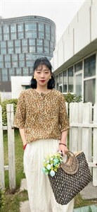 纯苎连衣裙小衫裤子裙子衬衣 时尚风 风淑女风休闲风，女装连衣裙，川哲