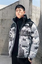 拼款2020冬装潮牌连帽棉衣男士潮流宽松百搭外套男A438-823，男装棉衣，电商A438