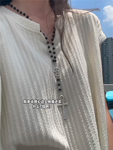 XZ809A/BXXX02/特P14  不缺货美式V领坎肩背心T恤图片