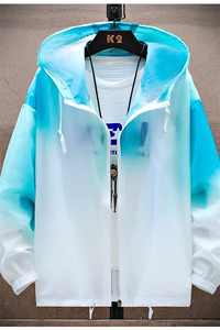渐变冰丝防晒服夏季薄款户外防紫外线透气夏防晒衣服 A438-09-P40图片
