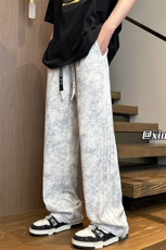 XZ616夏季褶皱设计感运动直筒脏脏裤休闲长裤TY1016特P40控78，男装休闲裤，星座512A（原616）